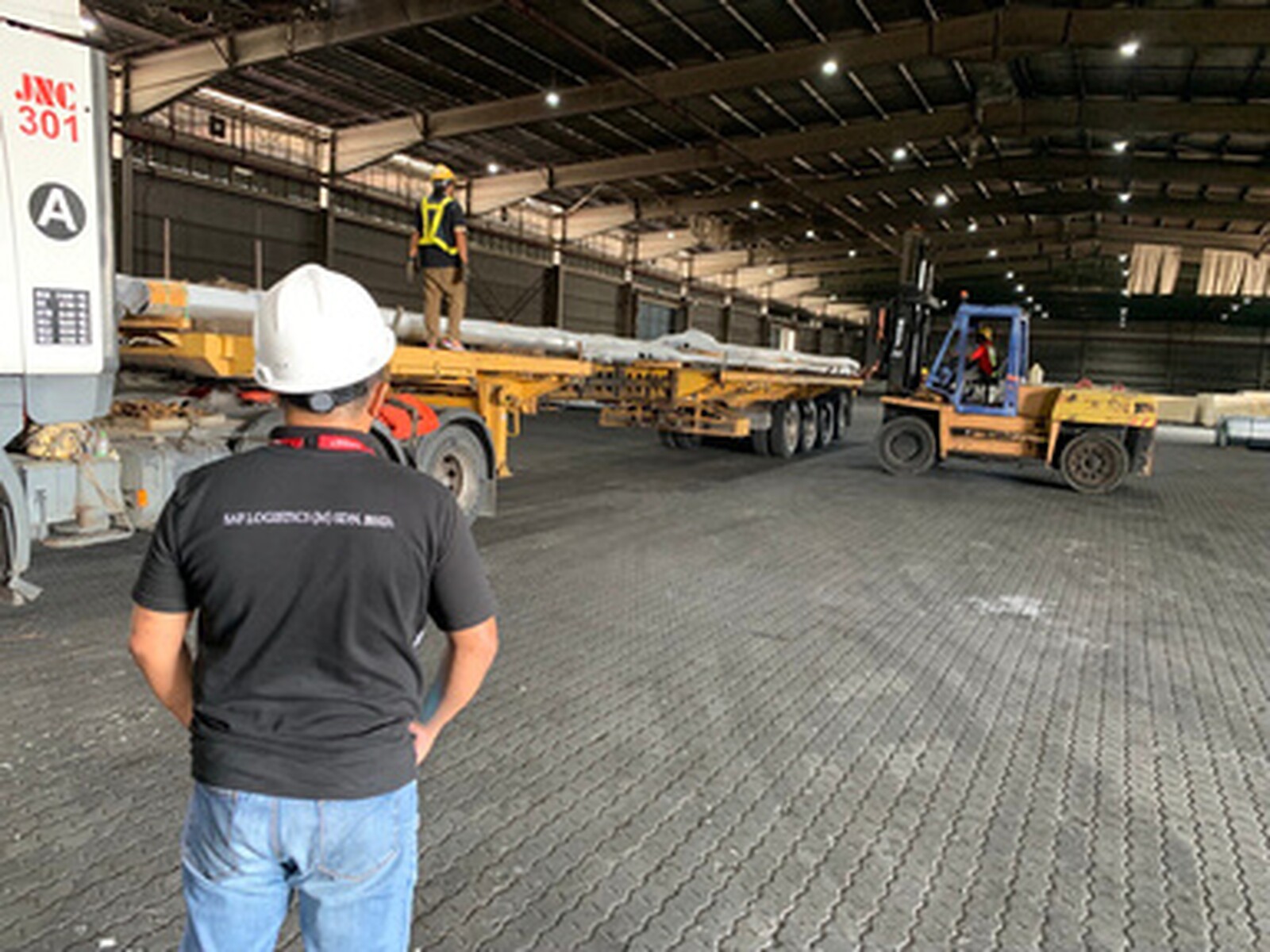 Cargo stored in a SAF Logistics warehouse